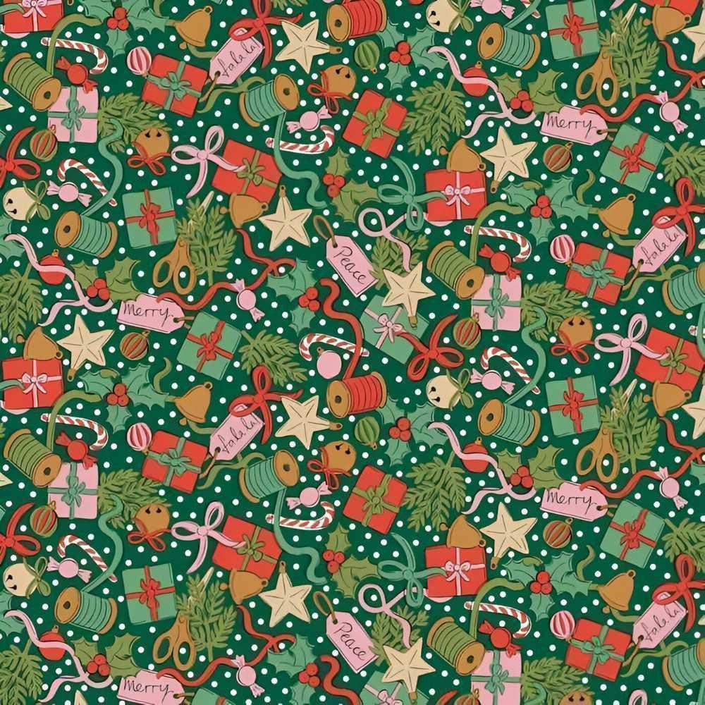 FESTIVE GREETINGS - FESTIVE GIFTING - L01667433A - 100% LASENBY COTTON