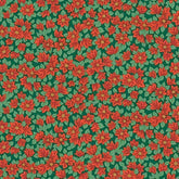 FESTIVE GREETINGS - PEACEFUL POINSETTIAS - L01667434A - 100% LASENBY COTTON