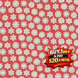 FESTIVE GREETINGS - SNOW SEASON - L01667435A - 100% LASENBY COTTON