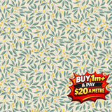 Liberty Lasenby CRAFT GARDEN- L01667455C - 100% Cotton Quilting Fabric Australia