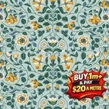 Liberty Lasenby Craft Garden Fabric – L01667457C – 100% Cotton Quilting Fabric Australia