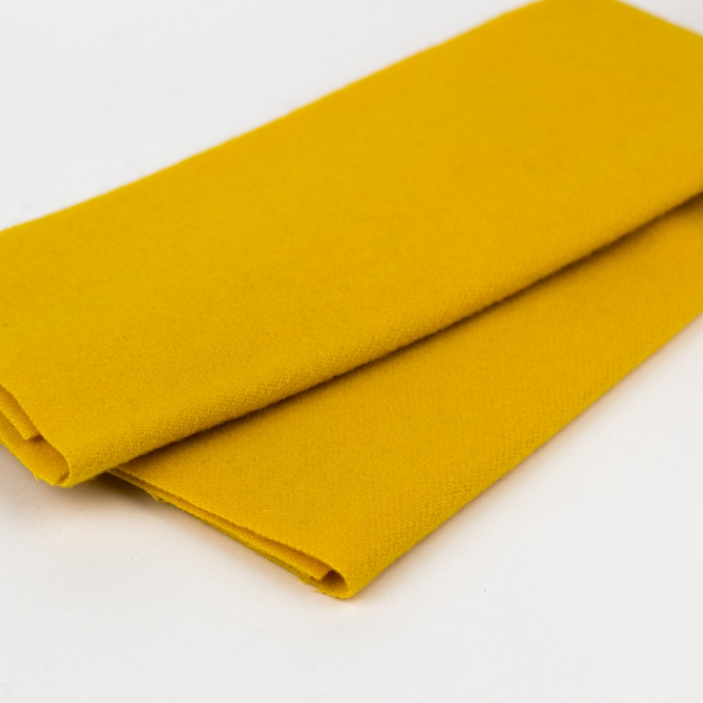 Sue Spargo Merino wool fabric LN33 Goldenrod