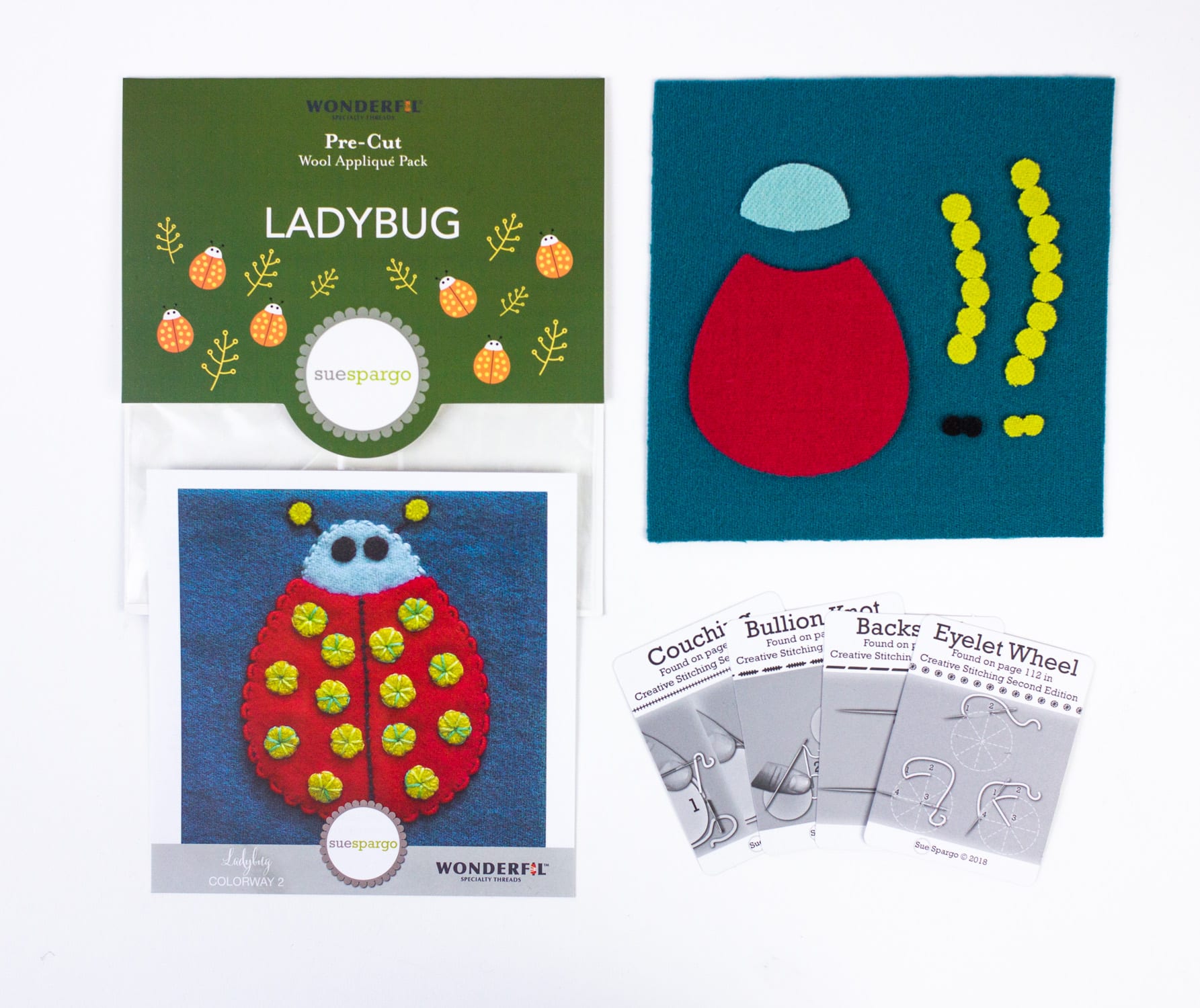 Sue Spargo Pre-Cut Wool Kits