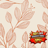 Laurel Wideback in Sienna Leaves 108" or 274cm Wideback