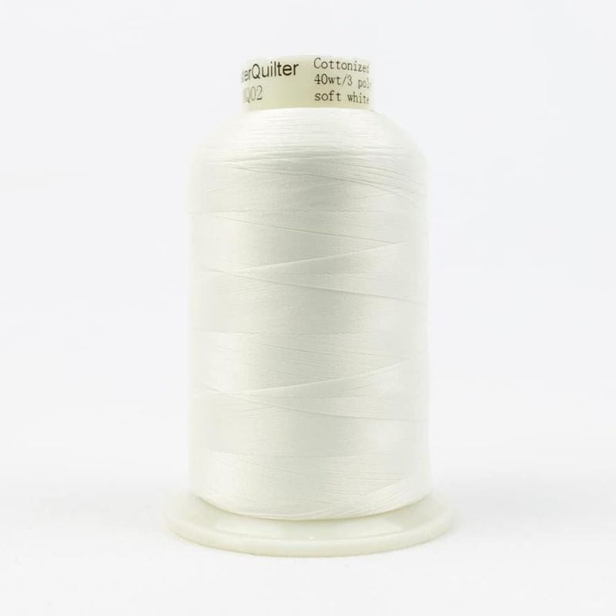 Thread - MasterQuilter Longarm Polyester - 40Wt - MQL02 - Soft White