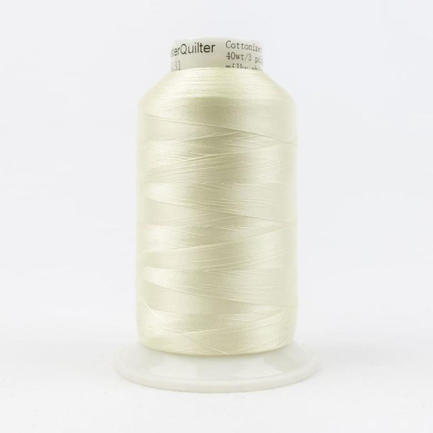 Thread - MasterQuilter Longarm Polyester - 40Wt - MQL31 - Milky White