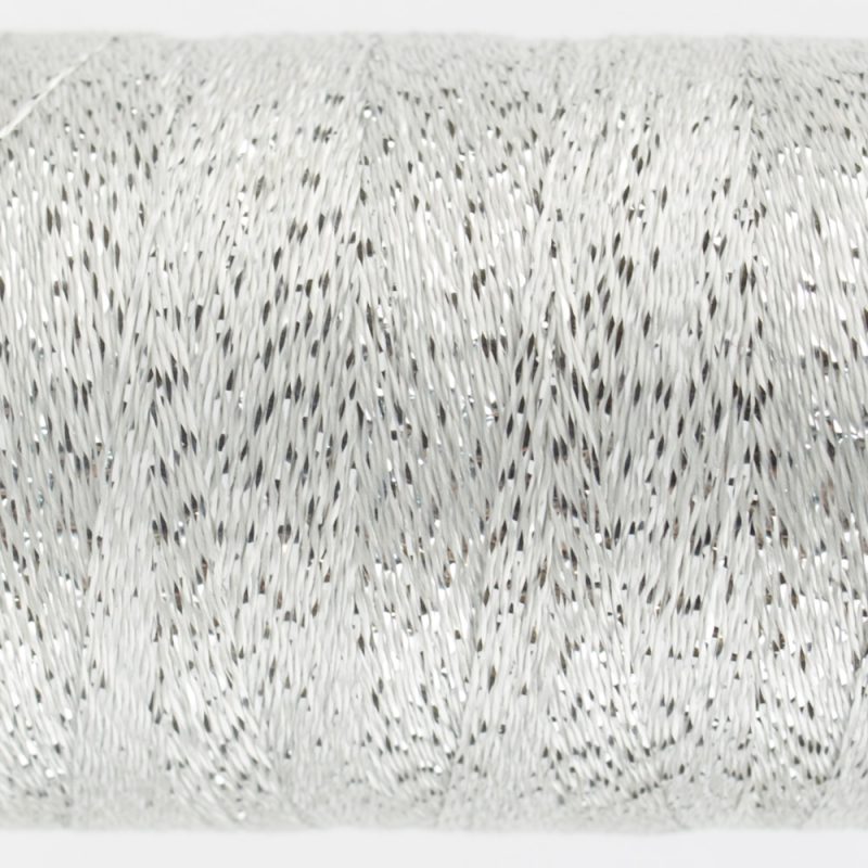 Thread - Spotlite Rayon Metallic - 40Wt - MT6150 - White Silver - 1000m/1094yd