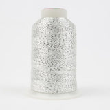 Thread - Spotlite Rayon Metallic - 40Wt - MT6150 - White Silver - 1000m/1094yd