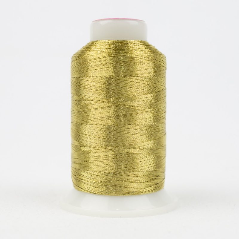 Thread - Spotlite Rayon Metallic - 40Wt - MT6602 - Light Gold - 1000m/1094yd