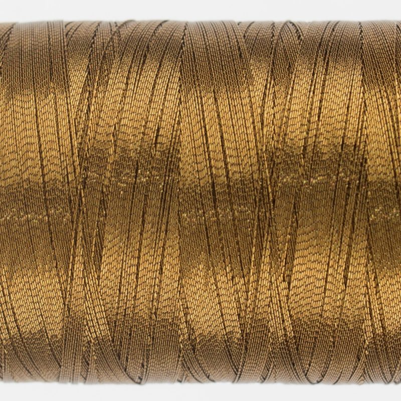 Thread - Spotlite Rayon Metallic - 40Wt - MT7723 - Soft Brown - 1000m/1094yd