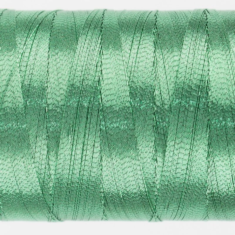 Thread - Spotlite Rayon Metallic - 40Wt - MT7728 - Mint Green - 1000m/1094yd