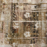 Madras 108" Quilt Backing - 4528AU - Tan/Cream