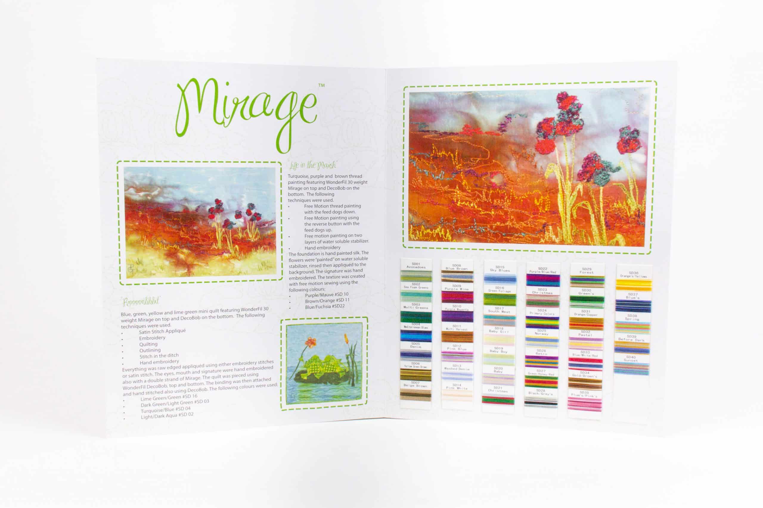 WonderFil Thread Colour Cards