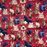 My Pet Family 100% Cotton Fabric WOF 110cm- 112cm