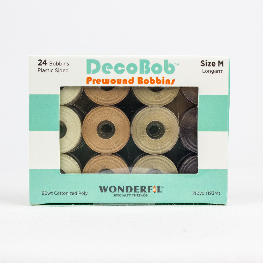 WonderFil DecoBob Prewound Bobbins Assorted Pack – Size M –