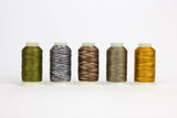 WonderFil FabuLux Packs – 40Wt Trilobal Polyester – 5 Spools