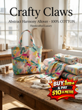 Crafty Claws Abstract Harmony Allover DV6777 100% COTTON