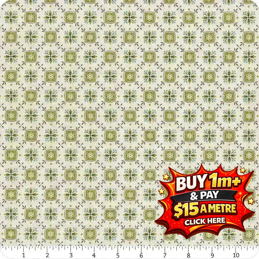 PIECE & PLENTY - C15874-LETTUCE - 100% COTTON