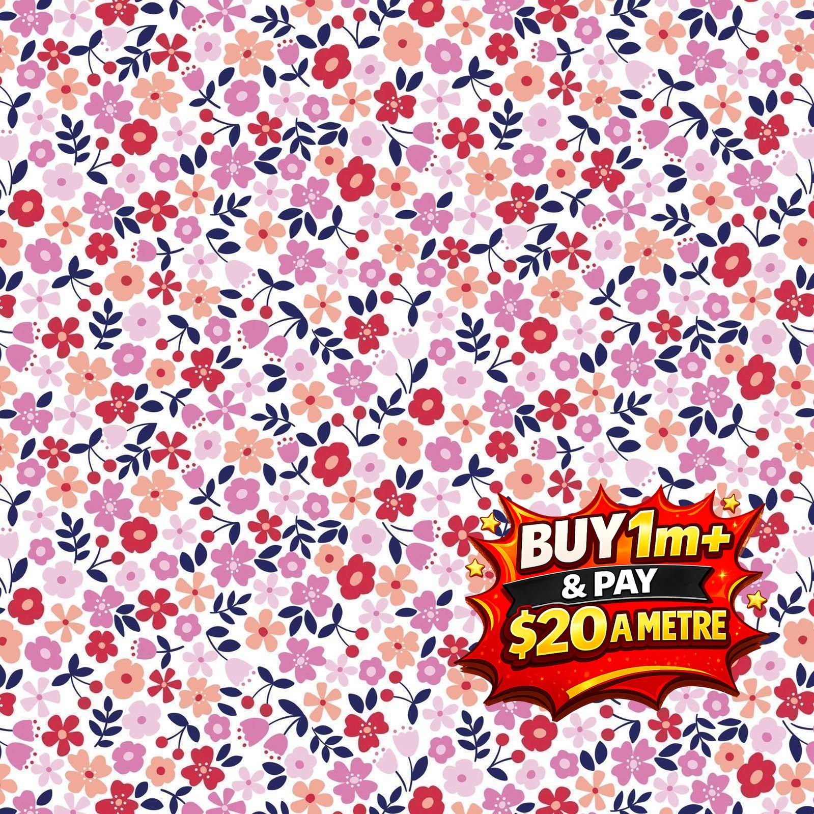 CHERRY PATCH - PB5703W - 100% Cotton