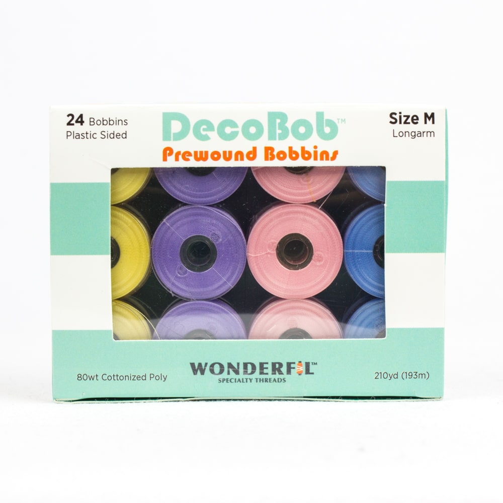 WonderFil DecoBob Prewound Bobbins Assorted Pack – Size M –