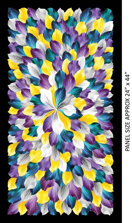 Petal Paradise Panel Multi 9871-99