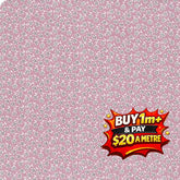 Prairie Taffy Wildflowers C12305-TAFFY1 00% Cotton Fabric WOF 110cm-112cm