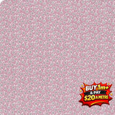 Prairie Taffy Wildflowers C12305-TAFFY1 00% Cotton Fabric WOF 110cm-112cm