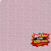 Prairie Taffy Wildflowers C12305-TAFFY1 00% Cotton Fabric WOF 110cm-112cm