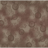 Quilters Basic 11 Time Clock 100% Cotton Fabric WOF 110cm-112cm