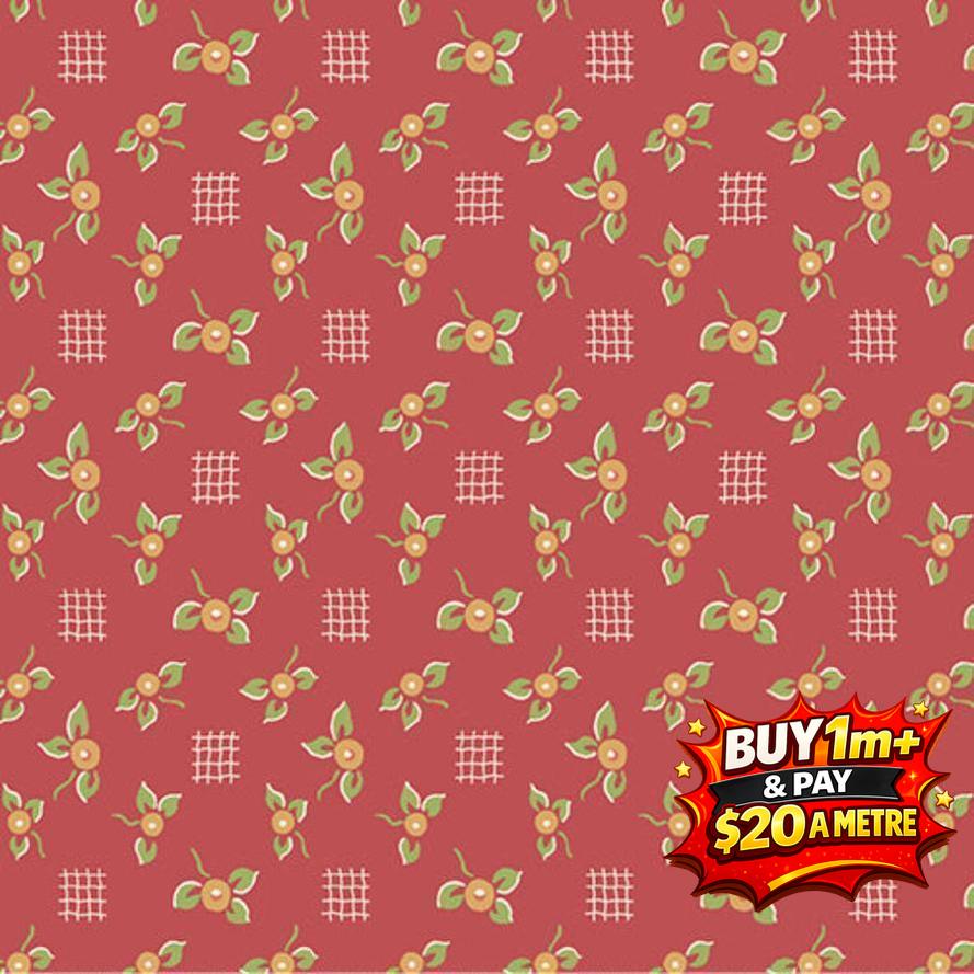 RAMBLING ROSE Persian Coral Fruity 1198R C#R