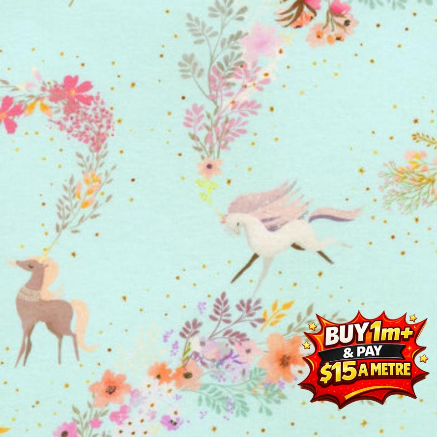 Robert Kaufman Unicorn Meadow RK2241370