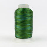 Threads - Dyed Rayon - Mirage 30Wt - MR03 - Multi Greens - 800m/875yd