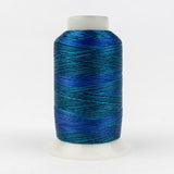Threads - Dyed Rayon - Mirage 30Wt - MR04 - Mediterranean Blues - 800m/875yd