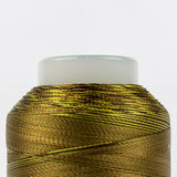 Threads - Dyed Rayon - Mirage 30Wt - MR06 - Yellow Green Brown - 800m/875yd