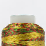 Threads - Dyed Rayon - Mirage 30Wt - MR27 - Green Honey Red - 800m/875yd