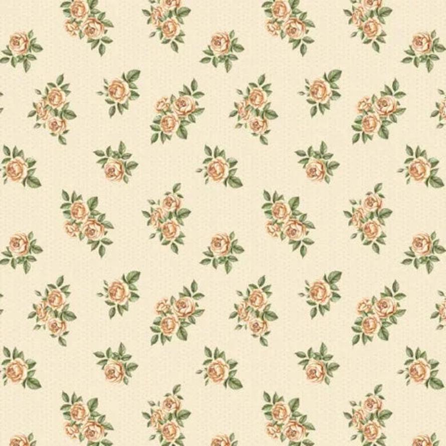 STORYBOOK CREAM ROSES DV6018