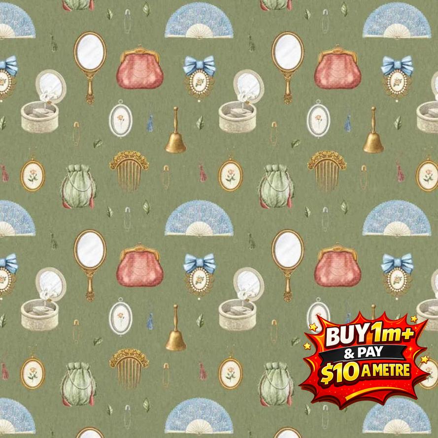 STORYBOOK GREEN ALLOVER DV6028