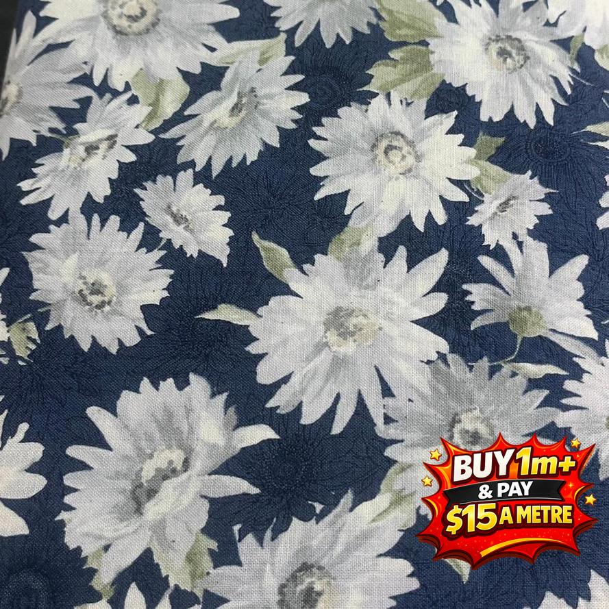 Seeded Cotton Shirting Print, 108cm, 115gsm 850478 D#1-5