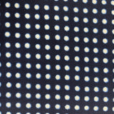 Sevenberry White /Blue Shadow Dots on 100% Blue Cotton WOF 110cn - 112cm