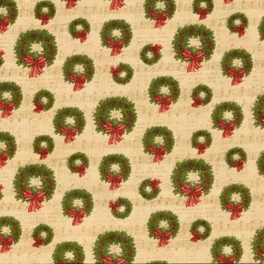 Silent Night Wreaths- Cream