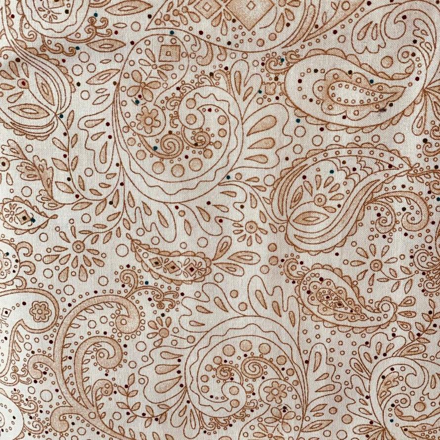 Spiced Paisley 108" or 274cm Wideback