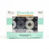 WonderFil DecoBob Prewound Bobbins Assorted Pack – Size M –