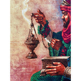 THREE KINGS RARE Extremely Gorgeous Fabric Panel Corbert Gauthier #42859D 35"x 44"