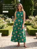 DECK THE HALLS CHRISTMAS DV6925 100% COTTON