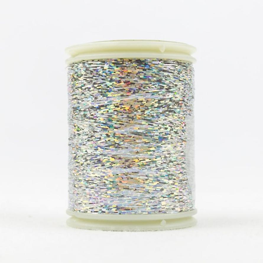 Thread - Hologram Slitted Metallic - HC8151 - Silver - 300m/328yd