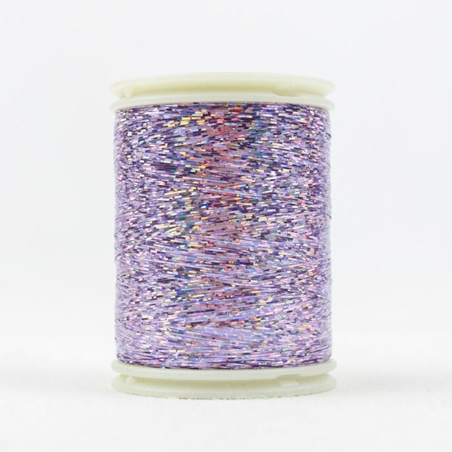 Thread - Hologram Slitted Metallic - HC8152 - Purple - 300m/328yd