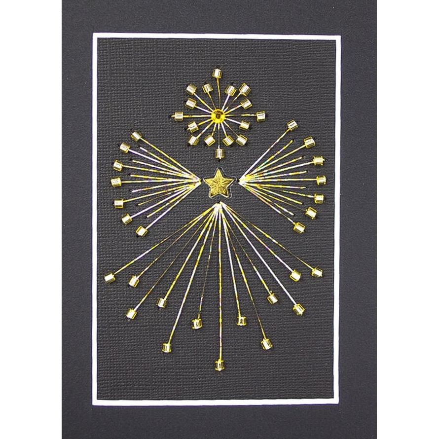 Thread - Hologram Slitted Metallic - HC8155 - Gold - 300m/328yd