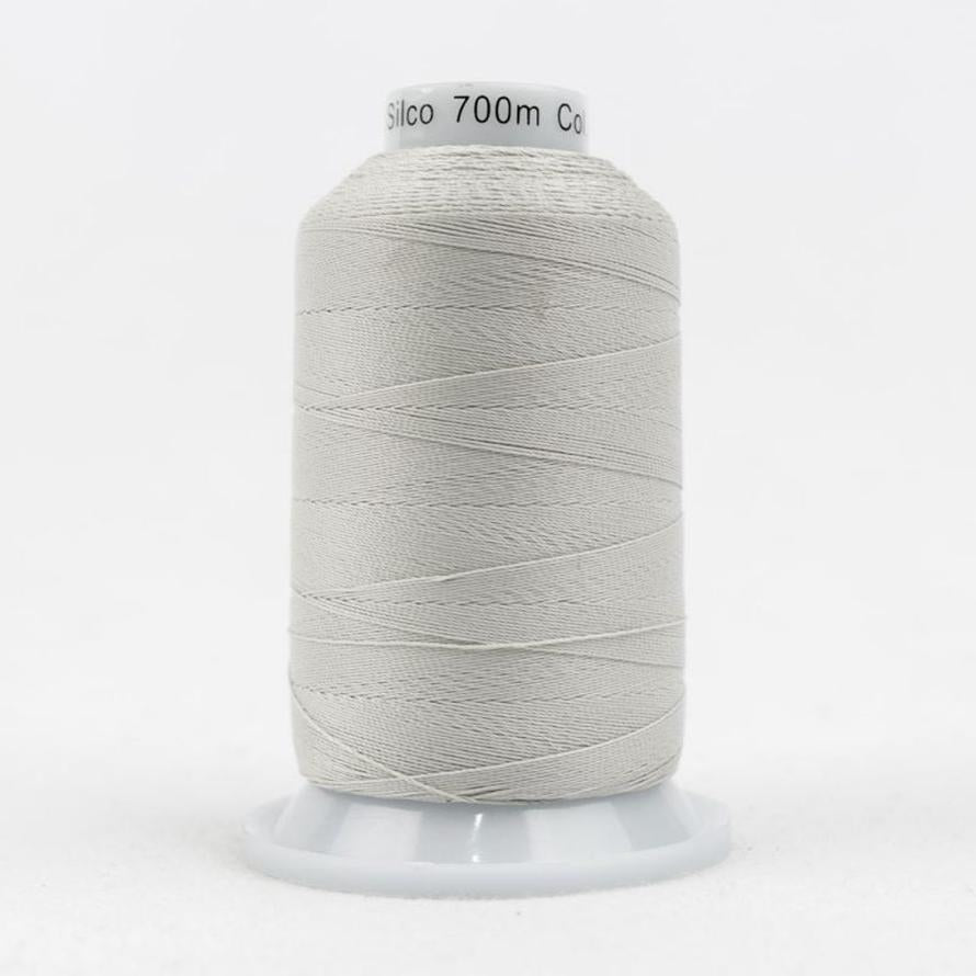 Thread - Lint-Free Cotton - Silco™ 35Wt - SC04 - Light Grey - 700m/766yd