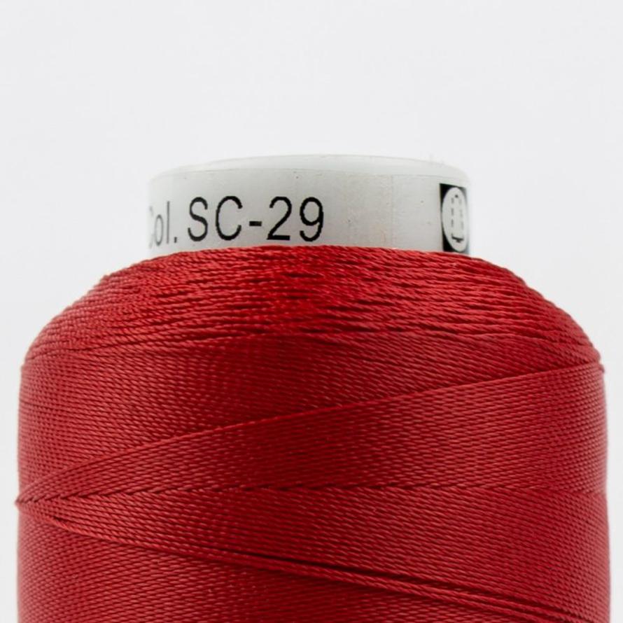 Thread - Lint-Free Cotton - Silco™ 35Wt - SC29 - Holiday Red - 700m/766yd