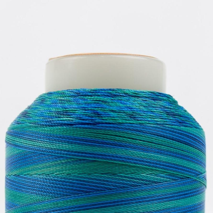 Thread - Lint-Free Cotton - Silco™ 35Wt - SCM16 - Blues/Greens - 700m/766yd